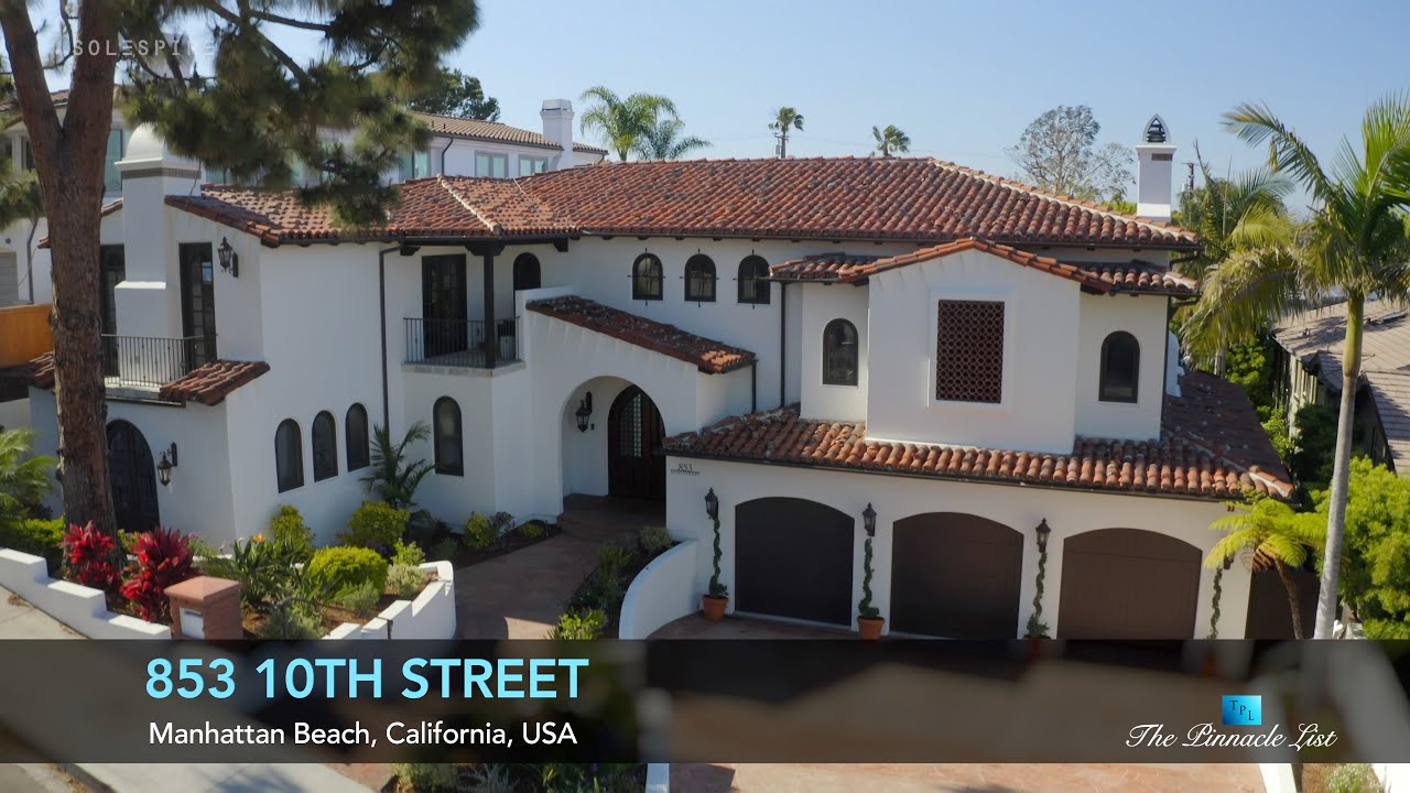 Spanish Style Luxury Home | 853 10th St, Manhattan Beach, CA, USA 🇺🇸 | Luxury Real Estate