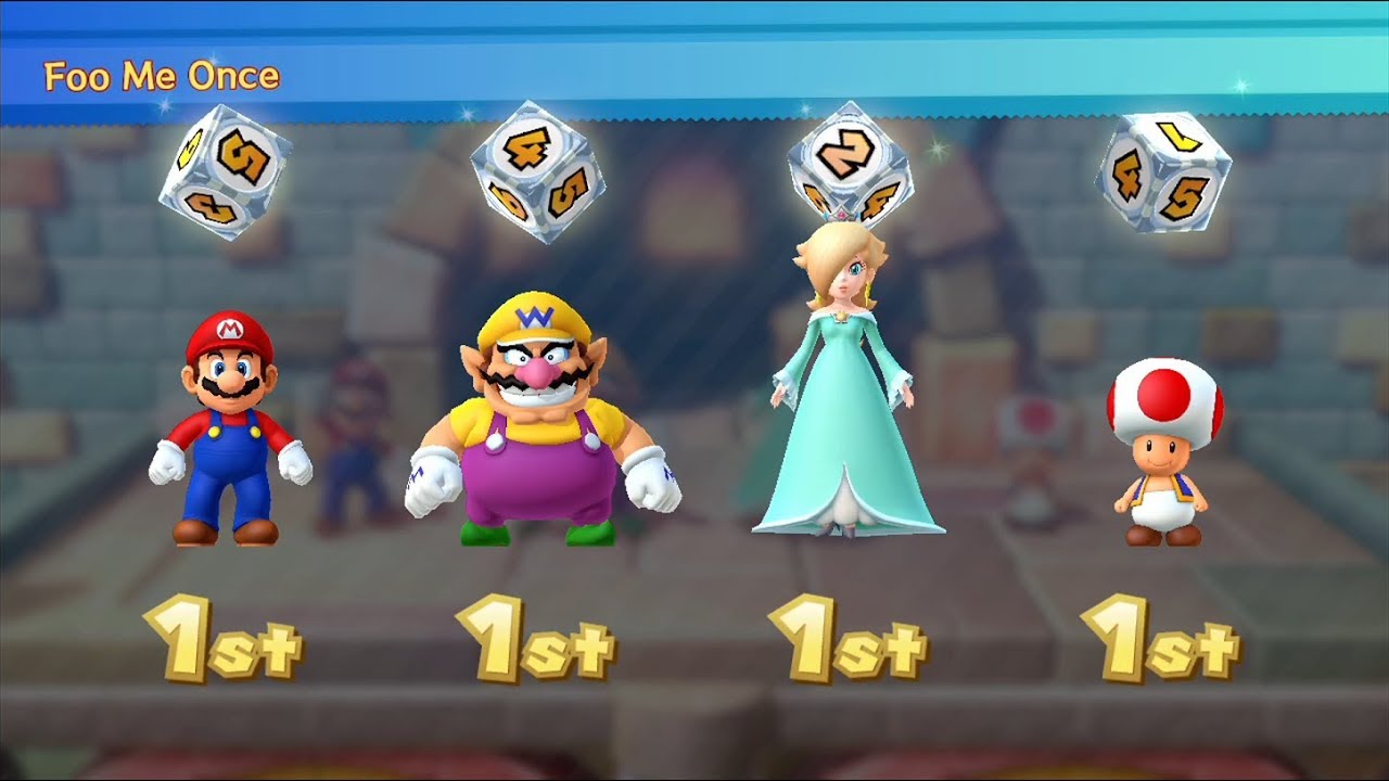 Mario Party 10 - Mushroom Park (Master CPU Difficulty) Wario, Rosalina, Mario, Toad #41
