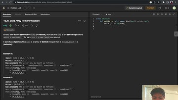 Build Array from Permutation LeetCode Solution