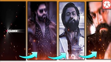 😎Kgf mass status video editing kinemaster in tamil||background video editing#kinemastervideoediting