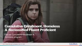 EOY 3 Reporting and Certification (Module-E) Cumulative Enrollment, Homeless & RFEP