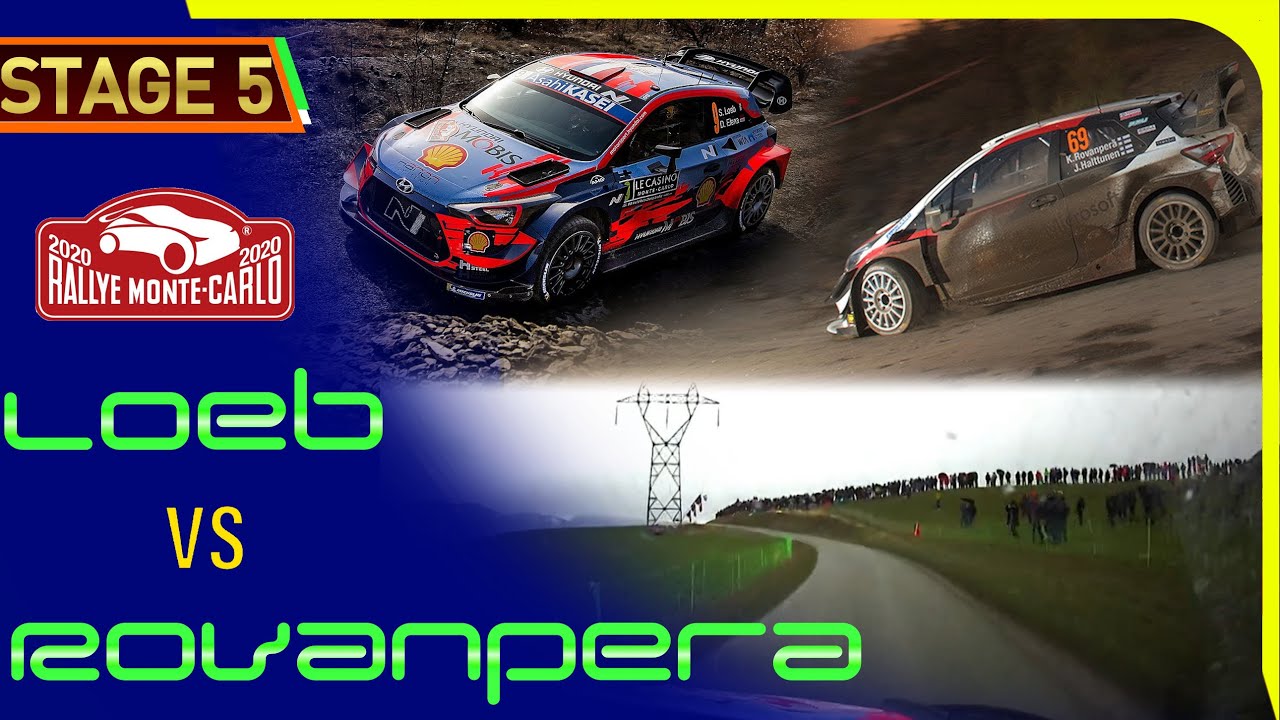 𝗥𝗔𝗟𝗟𝗬𝗘 𝗠𝗢𝗡𝗧𝗘-𝗖𝗔𝗥𝗟𝗢 𝟮𝟬𝟮𝟬 | Onboard - Stage 5: LOEB vs ROVANPERÄ
