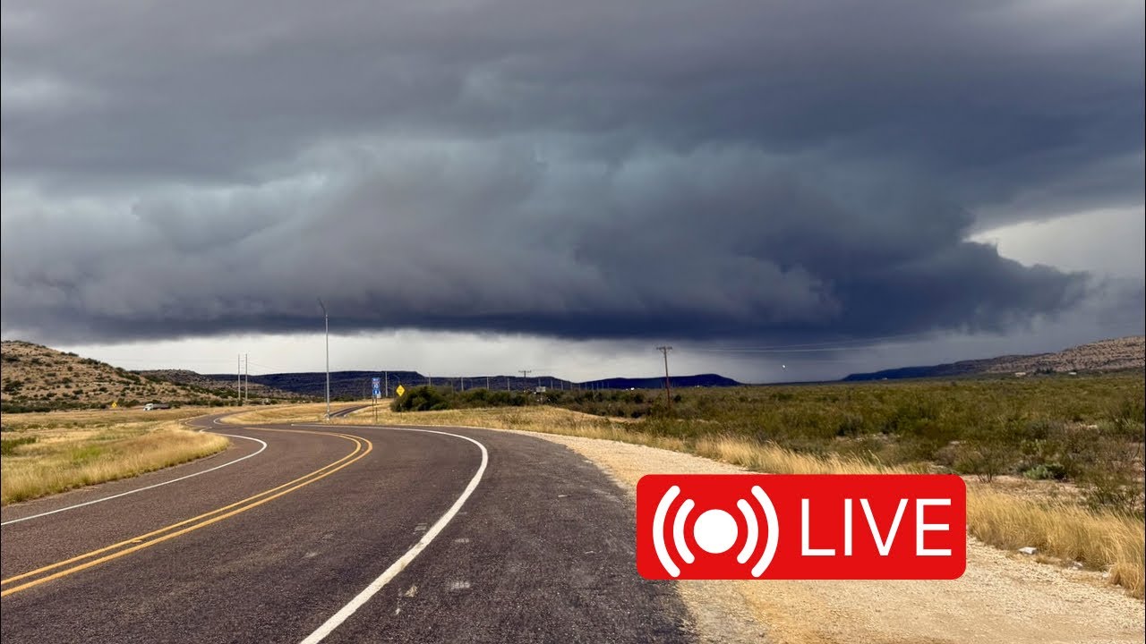 Texas Thunder! 🔴 Live Storm Chaser - YouTube