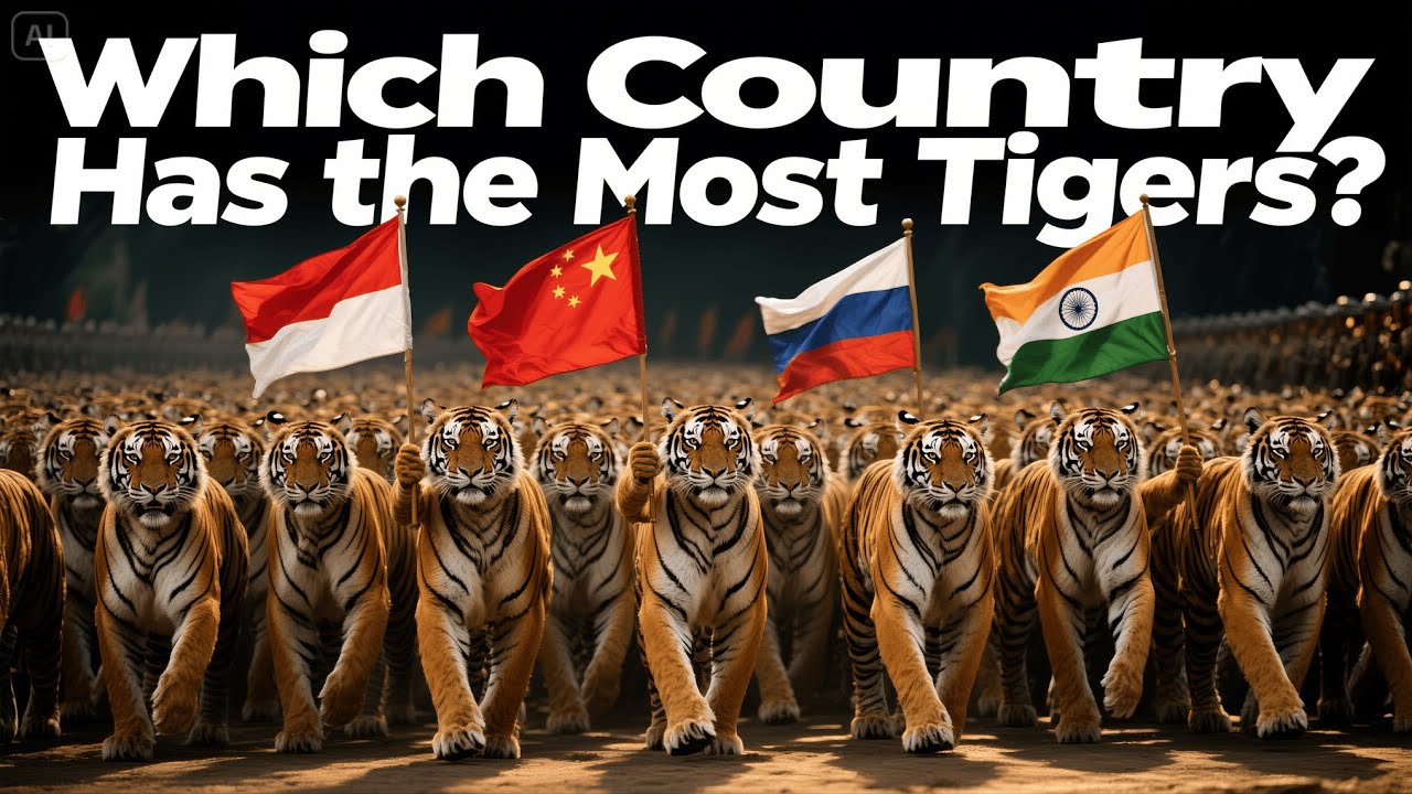 Tiger population by Country 2025