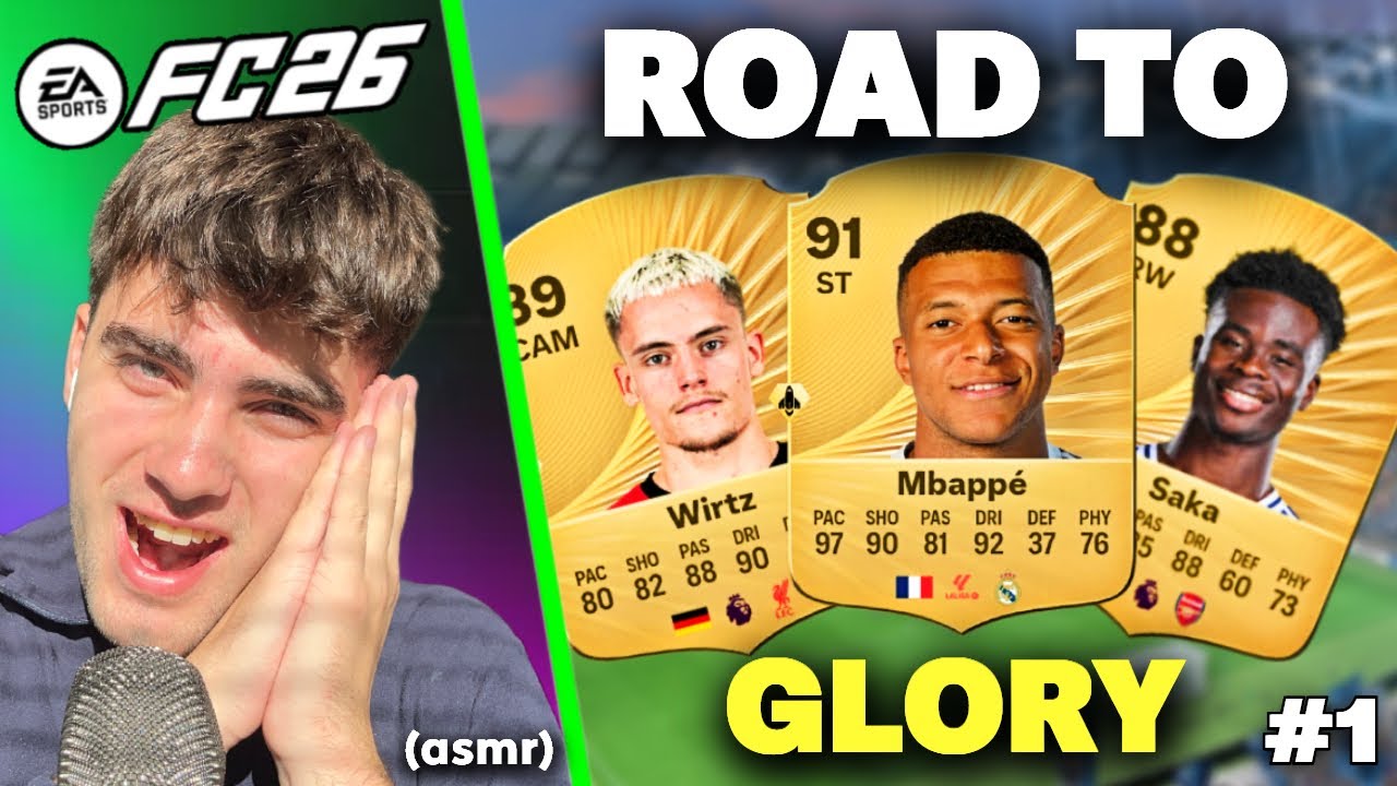 ASMR FC 26 ДОРОГА К СЛАВЕ #1 — Новая серия!