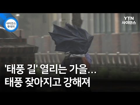 '태풍 길' 열리는 가을...태풍 잦아지고 강해져 / YTN 사이언스