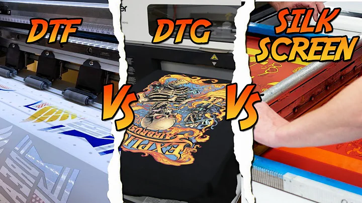 DTF Vs DTG Vs Silkscreen Printing: Which is better?