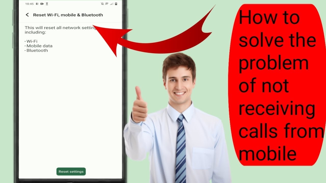 How to solve the problem of not receiving calls from mobile - YouTube
