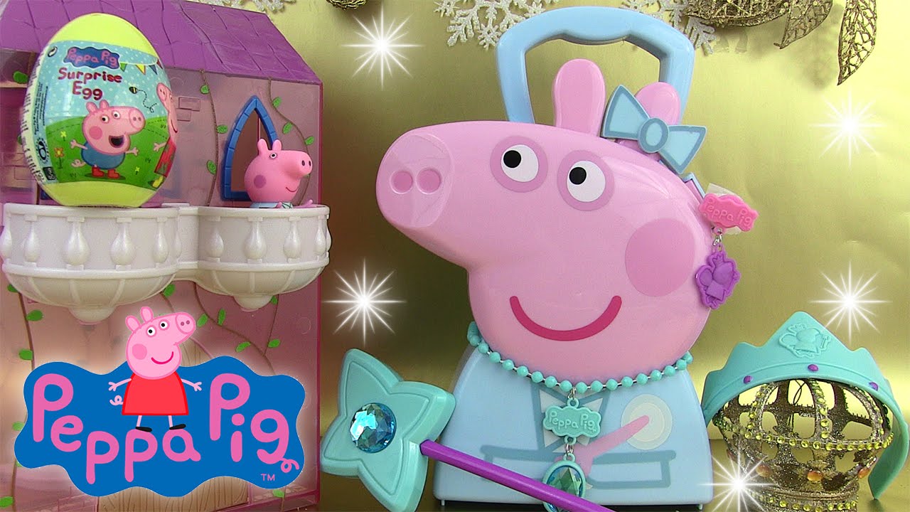 Peppa Pig Boîte d'accessoires Bijoux Cendrillon Peppa's Cinderella Case ♥  Il était une fois