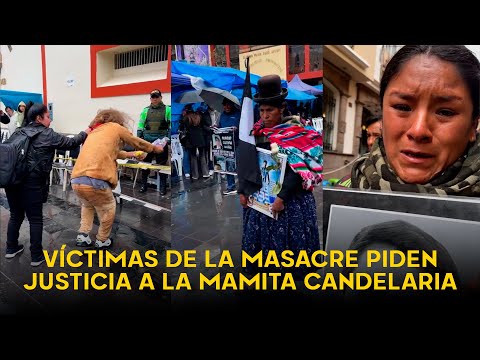 Candelaria: Familiares de víctimas de la masacre en Puno escenifican jalón de pelos de Dina Boluarte