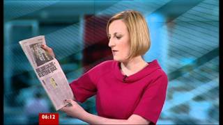 BBC Breakfast STEPH McGOVERN - Final Story -'WOOD'  28 Dec.2011.avi