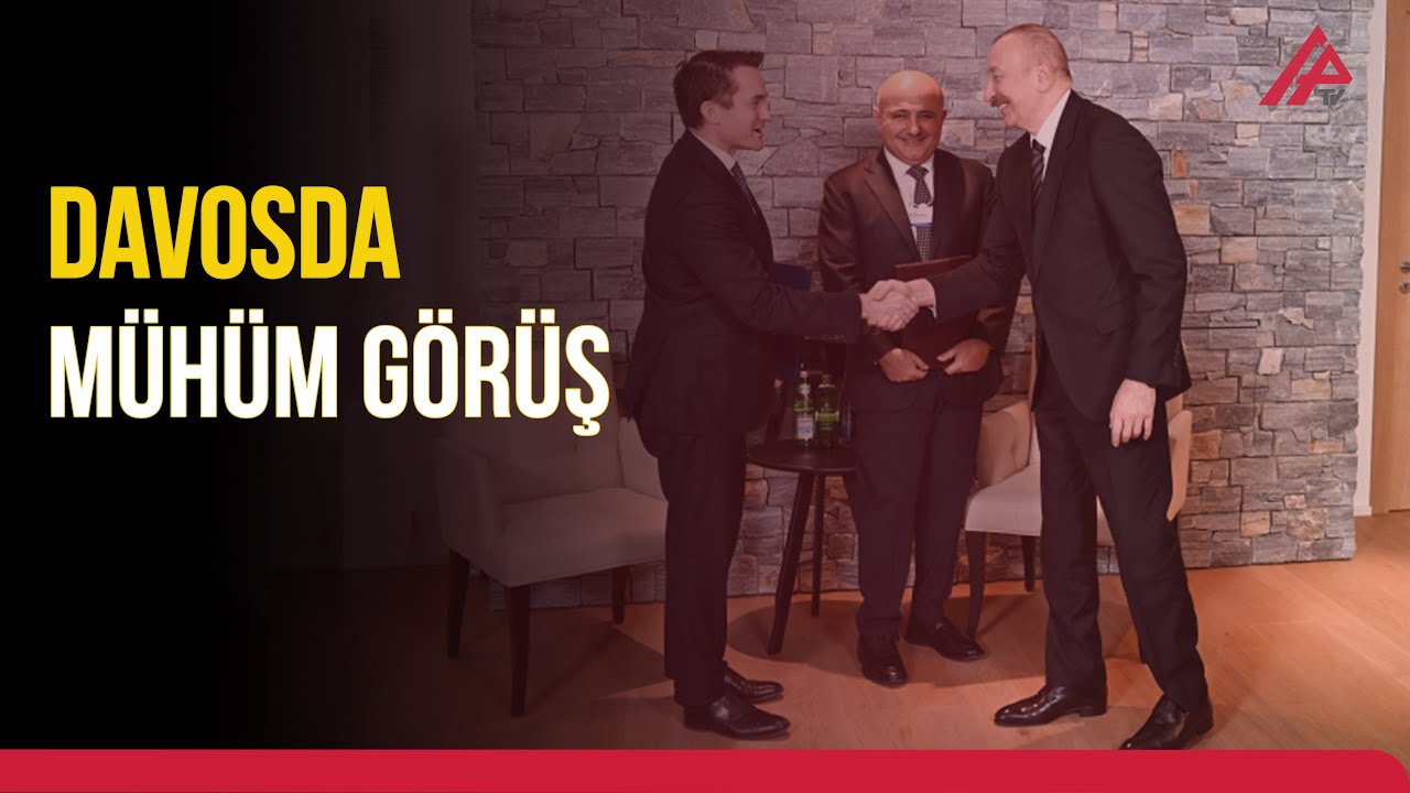Prezident Davosda “Brookfield Asset Management” şirkətinin prezidenti ilə görüşüb | APA TV