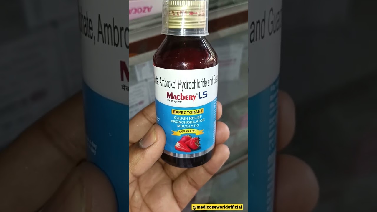 Macbery LS syrup | best syrup for wet cough 