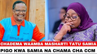 PIGO KWA CCM: CHADEMA watoa MASHARTI MATATU Kwa SAMIA kutekeleza kabla ya Maridhiano screenshot 2