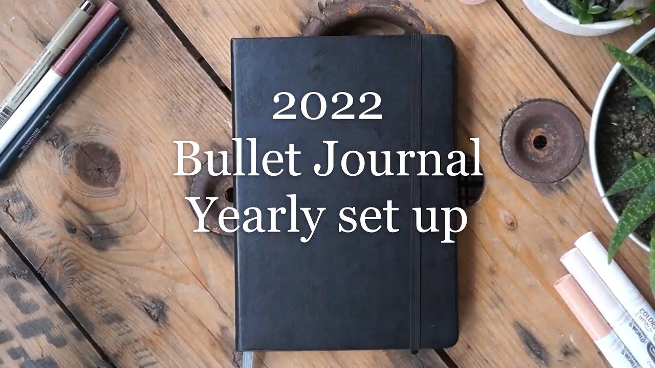 2022 Yearly Bujo set up soft and warm easy and inexpensive bullet