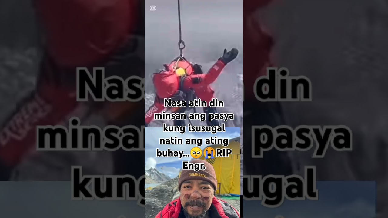 Philip Santiago in Mt. everest |  Rip kabayan..