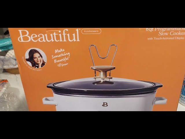 NEW** Drew Barrymore Slow Cooker in 2023  Beautiful kitchenware, Slow  cooker, Cooker
