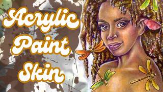 How to Paint Beautiful Skin Tones with Acrylics | Beginner's Guide