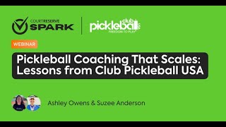 Pickleball Coaching That Scales: Lessons from Club Pickleball USA
