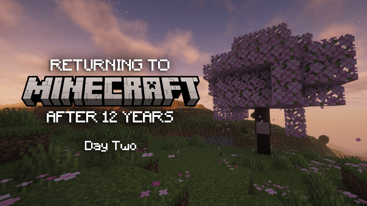 Returning To Minecraft After 12 Years | Day 2 - YouTube