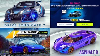 Drive Syndicate 7 on Asphalt 9: Legends • Live Stream on August 4 Session 2 (No Commentary)