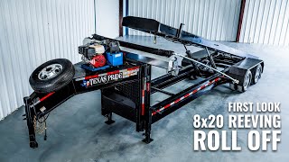 First Look: 8x20 Reeving Roll Off Trailer | Texas Pride Trailers