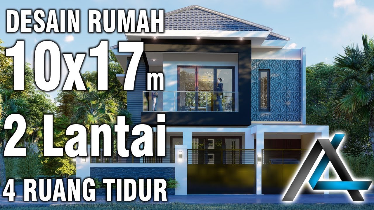 Jual Desain Rumah Tingkat Uk 105 X 17 M Kode 2 199a Arsika