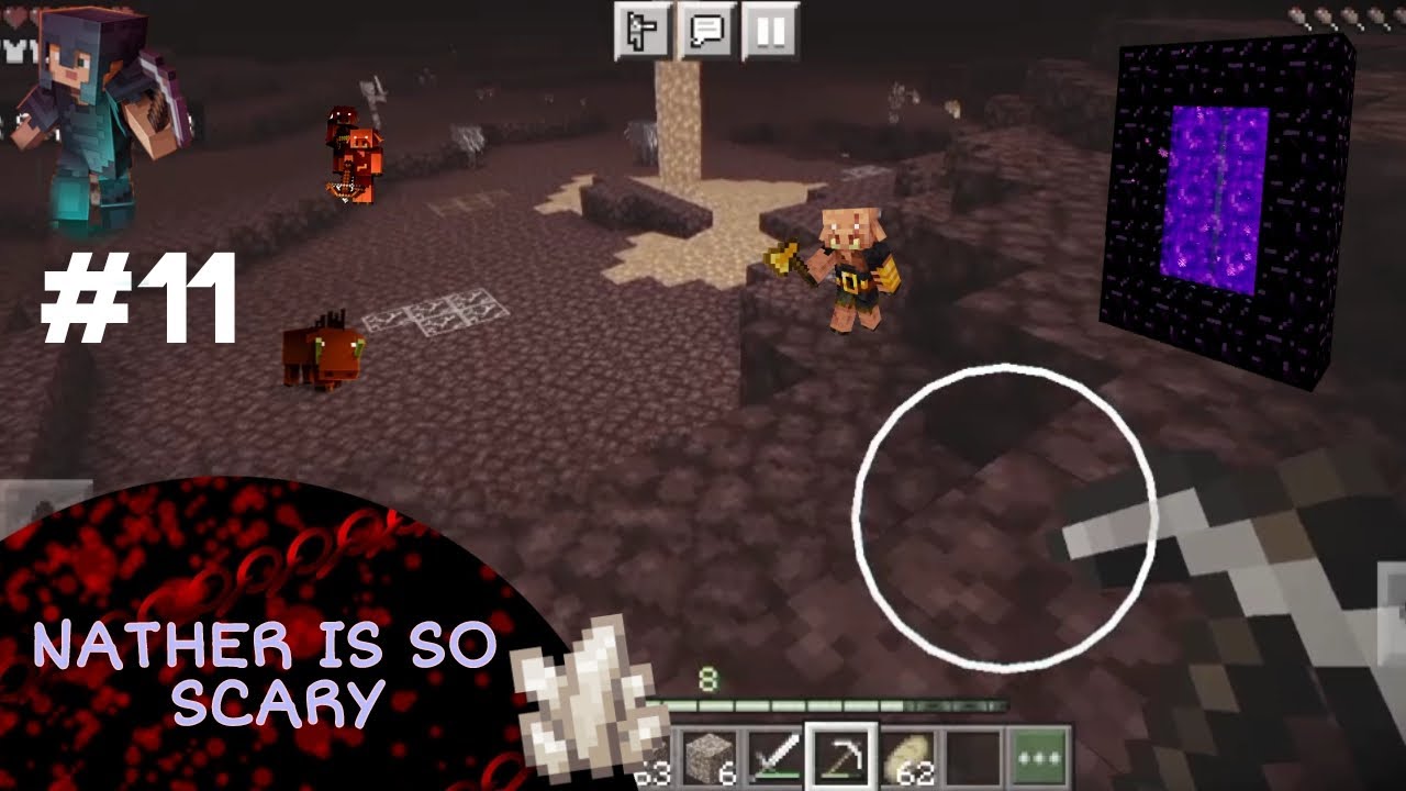 GOING TO NETHER IN MINECRAFT ||Minecraft Survival series #11 || cyber ...