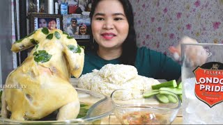 WHOLE CHICKEN TINOLA | Mukbang ASMR | Hanimacetv