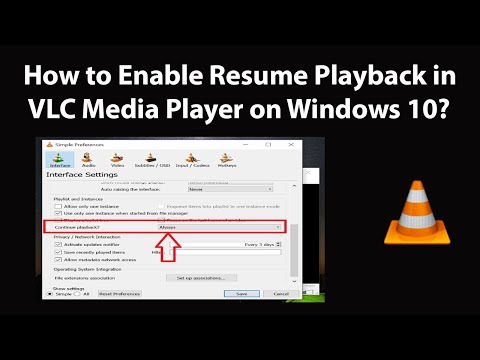 How to Enable Resume Playback in VLC Media Player on Windows 10?