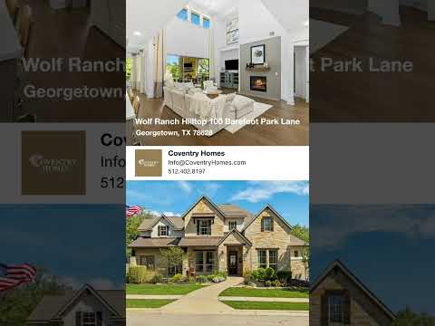 100 Barefoot Park Lane, Georgetown, TX home video tour
