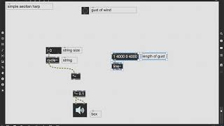 How to Build a Simple Aeolian Harp in Max MSP