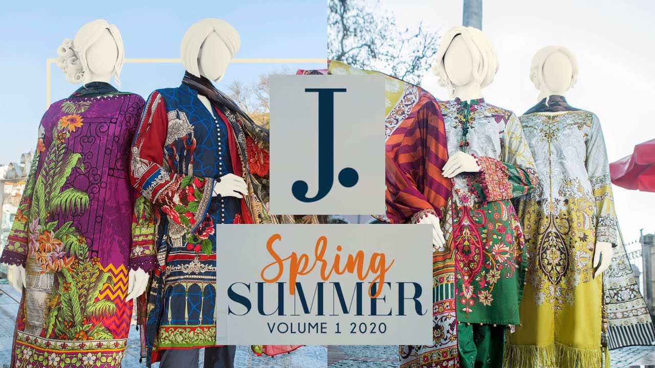 J. Junaid Jamshed Spring Summer Unstitched Collection 2020 Volume 1