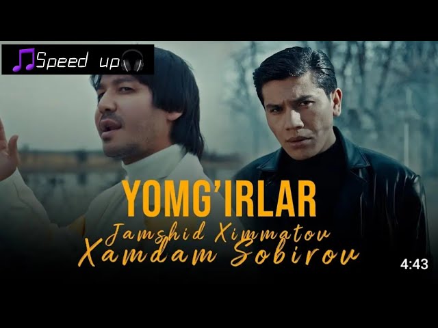 Yomg'irlar (speed up)  Xamdam Sobirov & Jamshid Ximmatov | 2025 Xit🎧