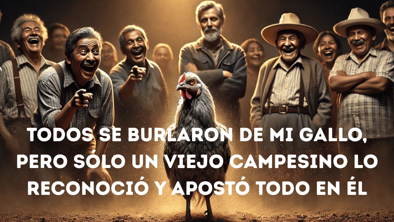 Todos se burlaron de mi gallo, pero sólo un Viejo Campesino lo reconoció y apostó todo en él