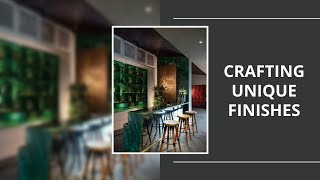 Liquid Metal, Rust and Concrete Finishes by Evolve India I Textured Surface Finishes ┃Project Images