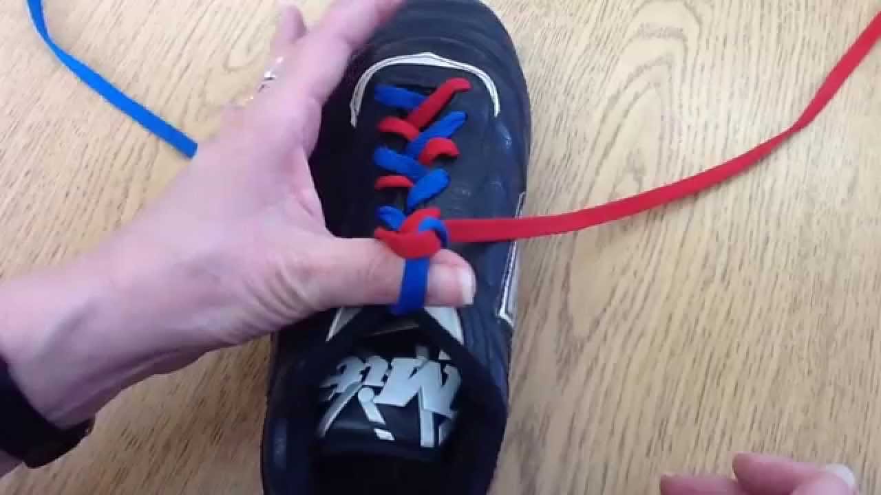 One handed shoe tying with assisting hand YouTube