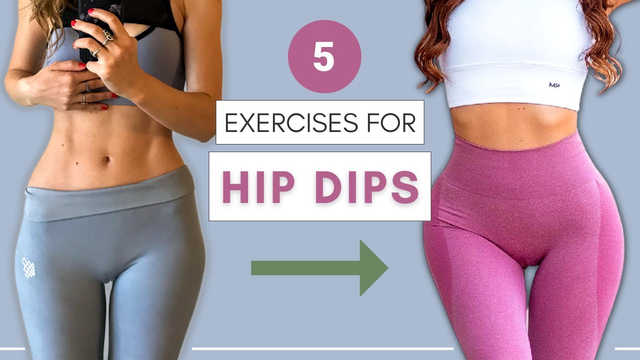 5 Exercises that Help with HIP DIPS / Hip Dip Workout at the Gym - YouTube