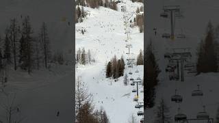 Marilleva Orso Bruno Many Skiers On Slope