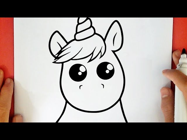 Como desenhar Baleia Unicórnio fofa Kawaii ❤ Desenhos Kawaii - Desenhos  para Desenhar 