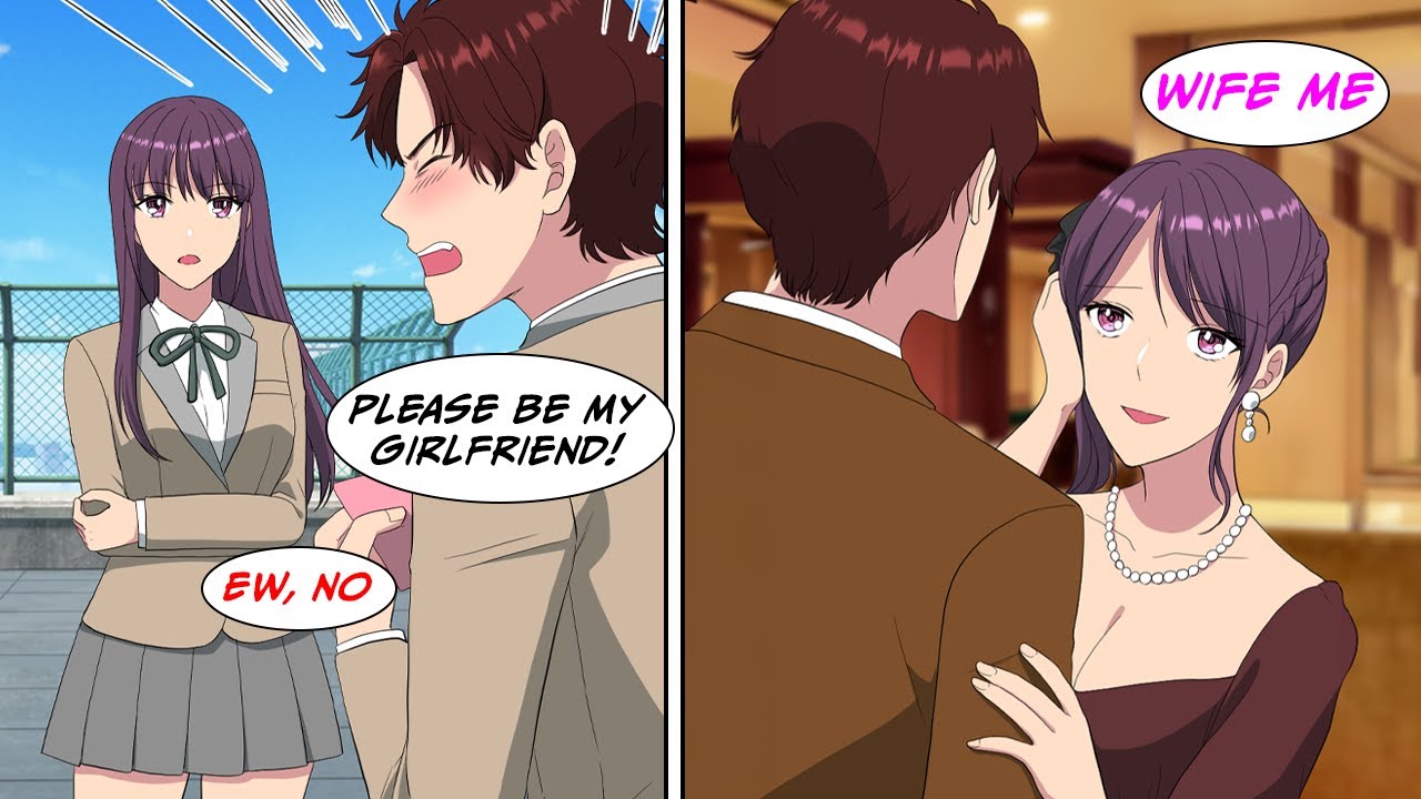 [Manga Dub] I reunite with the rich girl who rejected me and made fun of me back in high school...