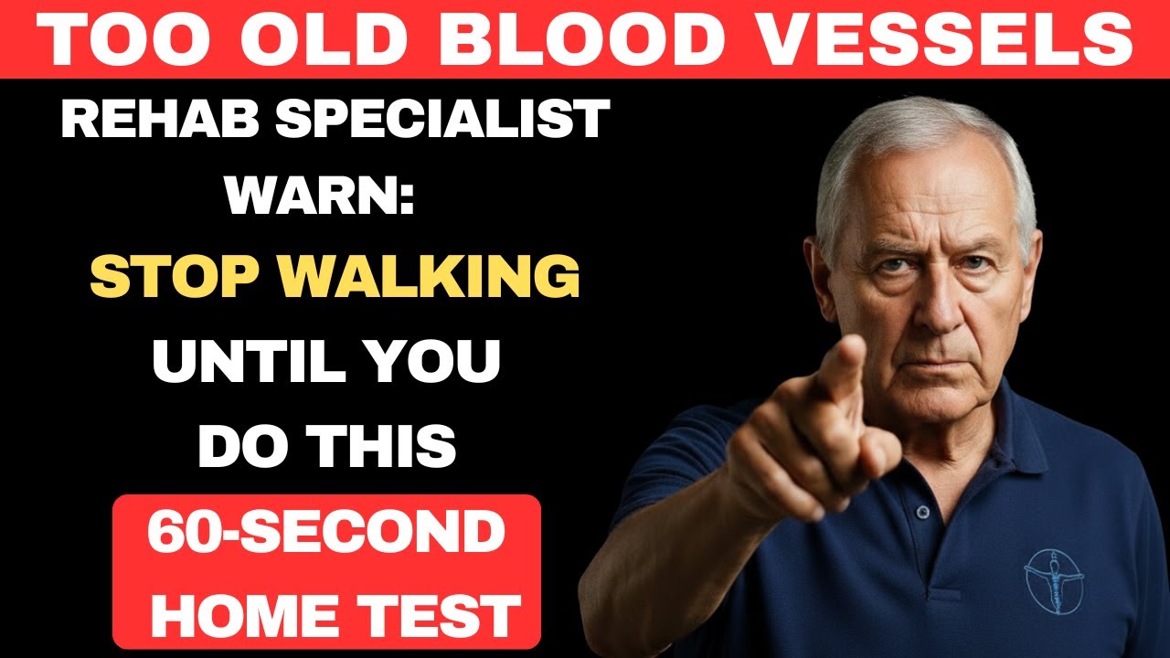 Over 60? 1 Simple Home Test To Check Your Vascular Age - Rehab Specialist Approved