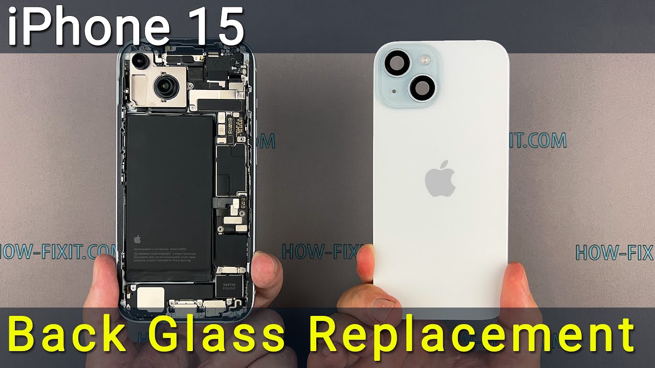 The Easiest iPhone 15 Back Glass Replacement Tutorial Ever! 