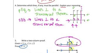 3.6 - Prove Theorems about Perpendicular Lines video #2