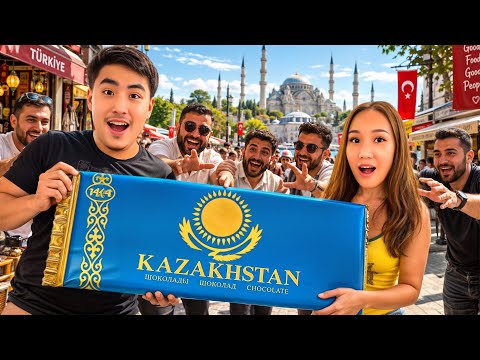 Түрік адамдарына КАЗАҚСТАННЫҢ ШОКОЛАДЫН ТАРАТТЫҚ🇹🇷😱🍫барлығы таласты🤣