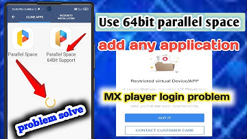 How To Use MX player In Parallel Space |  Use 64bit parallel space #mxplayerupdate #techwithnkg