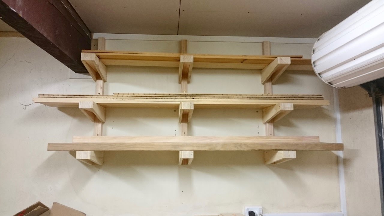 Making neat slatted shelves in an airing cupboard Small Lumber Rack - YouTube