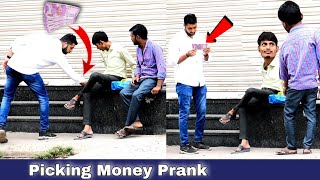 Picking Money Prank | Prakash Peswani Prank |