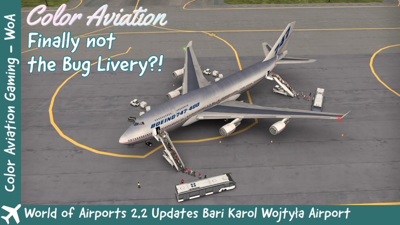 Finally not the Bug Livery?! Boeing 747-400 Prototype House Color in ...