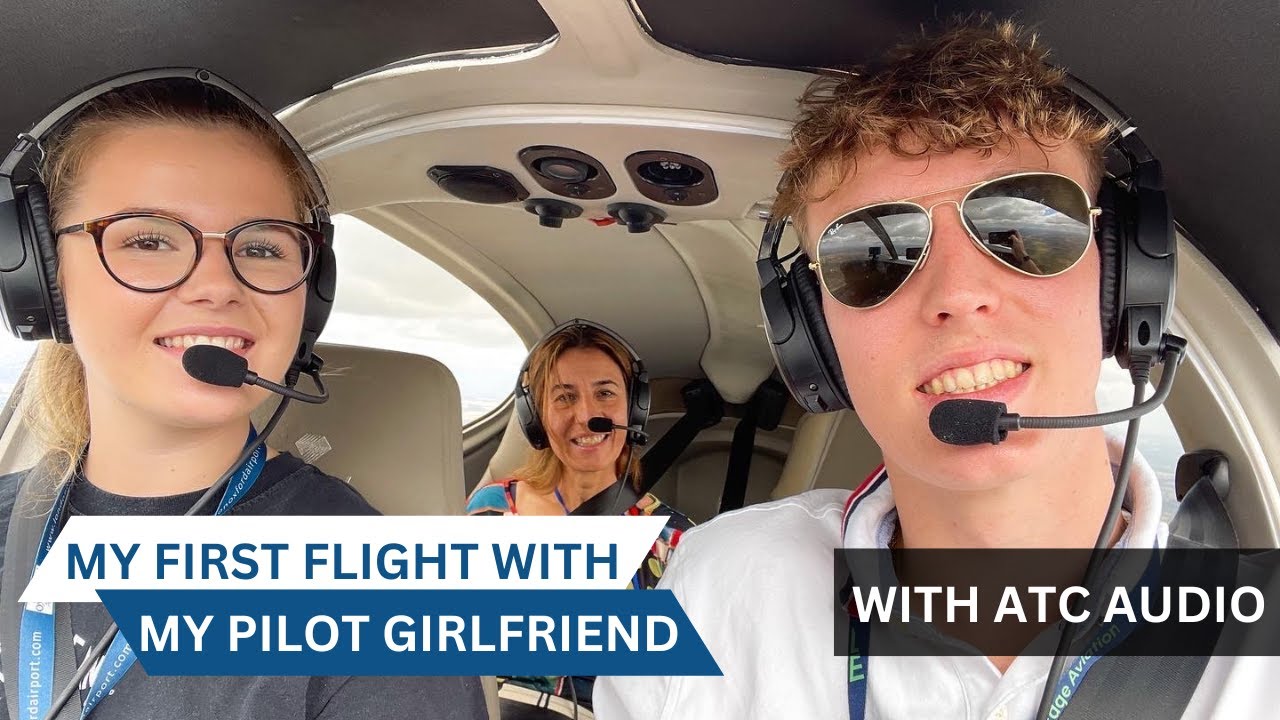 I Flew My Mum And Girlfriend For The First Time! *WITH ATC AUDIO*